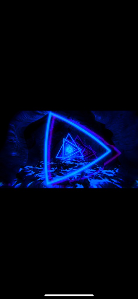 ブルー インフィニット ライトトンネル VJループ(HD)