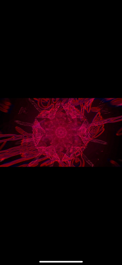 red ジオメトリ エネルギーコア|シームレス 抽象テクノ VJ ループ(HD)