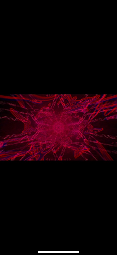 red ジオメトリ エネルギーコア|シームレス 抽象テクノ VJ ループ(HD)