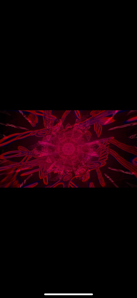 red ジオメトリ エネルギーコア｜シームレス 抽象テクノ VJ ループ（HD）