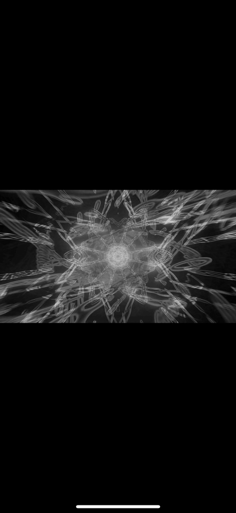 モノクロ ジオメトリ エネルギーコア|シームレス 抽象テクノ VJ ループ(HD)
