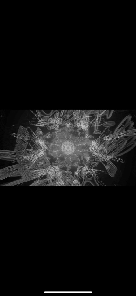 モノクロ ジオメトリ エネルギーコア|シームレス 抽象テクノ VJ ループ(HD)