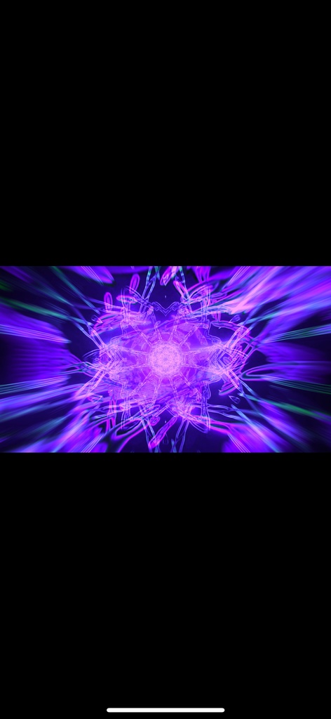 紫 ジオメトリ エネルギーコア|シームレス 抽象テクノ VJ ループ(HD)