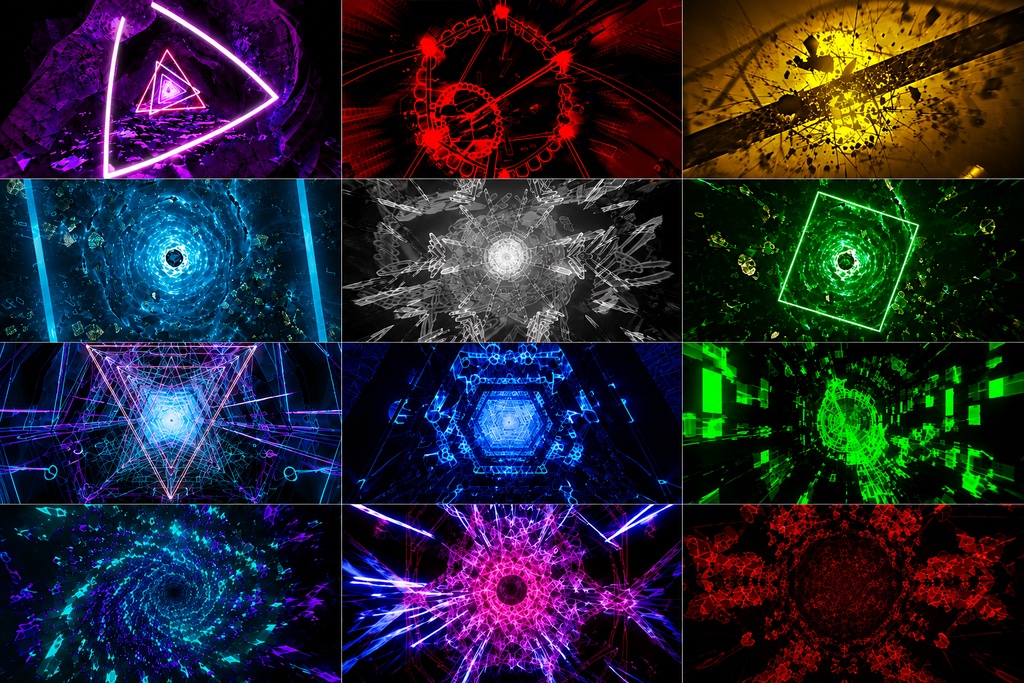 Tunnel / Infinite Drive VJ Loop Pack Vol.1(シームレス・HD)