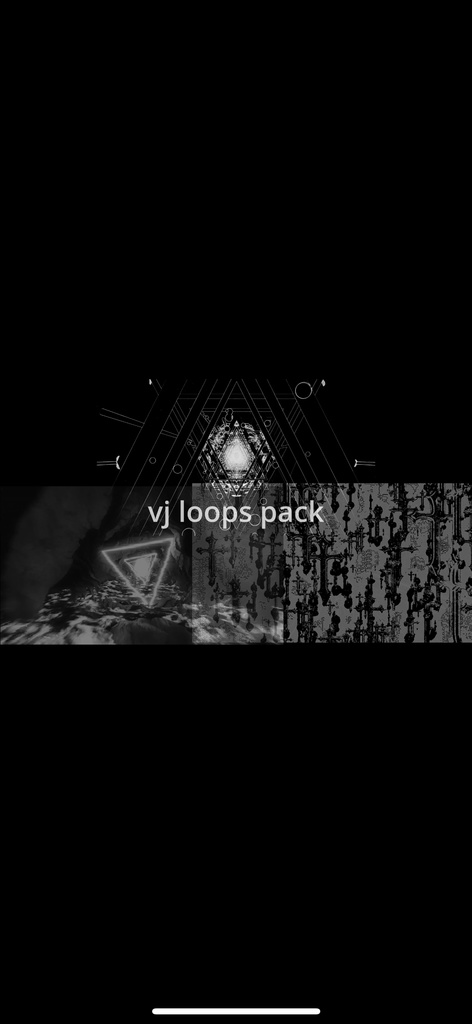 Dark / Minimal VJ Loop Pack Vol.1(シームレス・HD)