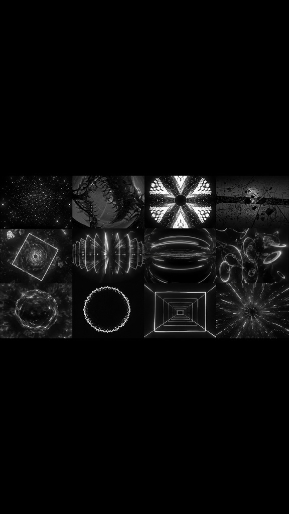 Monochrome Ambient VJ Loops Vol.1 | 12 Seamless HD Backgrounds