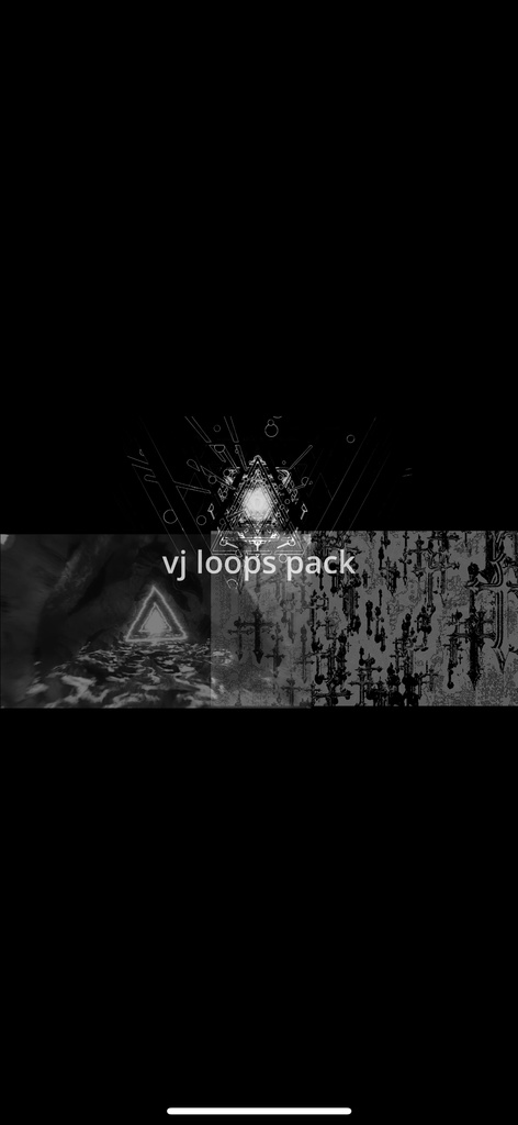 Dark / Minimal VJ Loop Pack Vol.1(シームレス・HD)