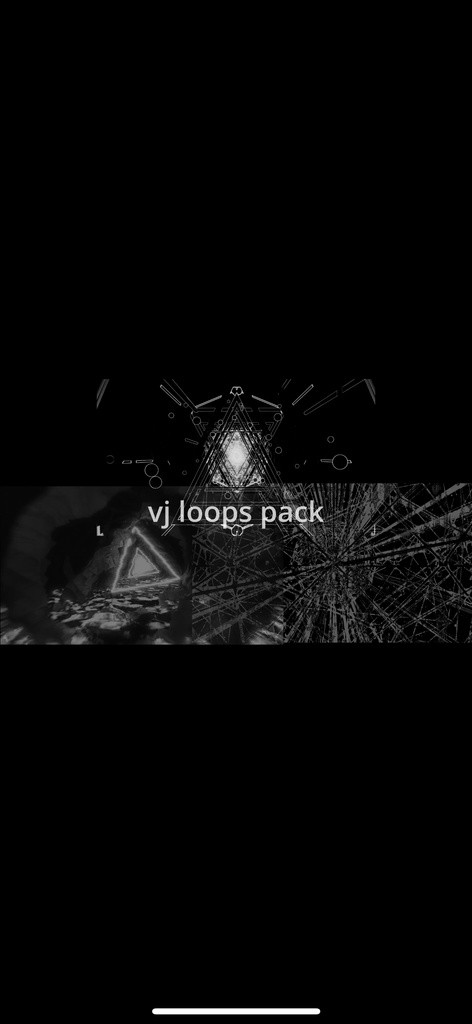 Dark / Minimal VJ Loop Pack Vol.1(シームレス・HD)