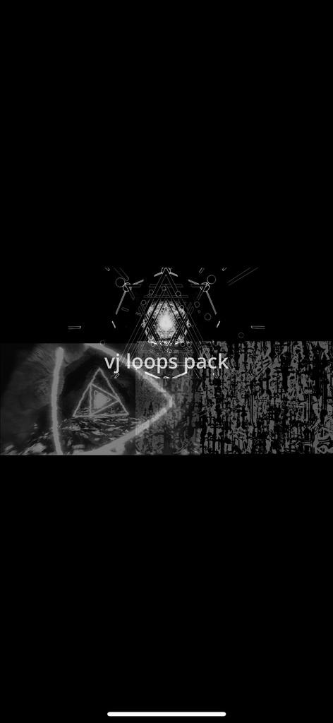 Dark / Minimal VJ Loop Pack Vol.1(シームレス・HD)