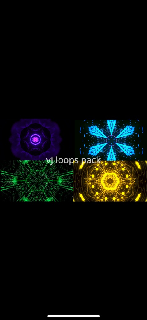 Kaleidoscope / Symmetry VJ Loop Pack Vol.1(シームレス・HD)