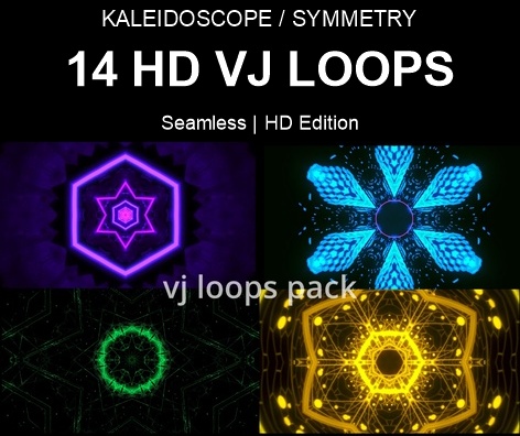 Kaleidoscope / Symmetry VJ Loop Pack Vol.1 | Seamless HD