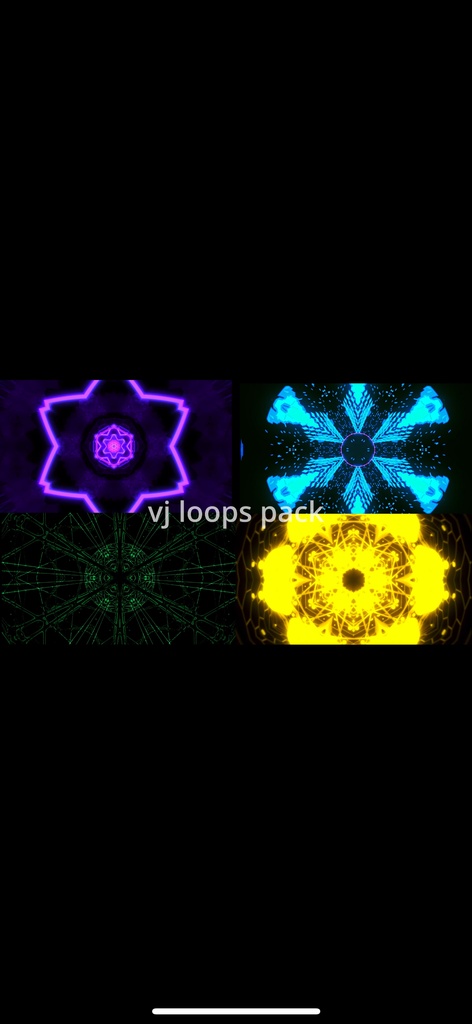 Kaleidoscope / Symmetry VJ Loop Pack Vol.1(シームレス・HD)