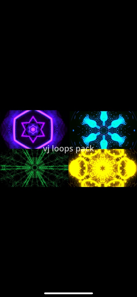 Kaleidoscope / Symmetry VJ Loop Pack Vol.1(シームレス・HD)