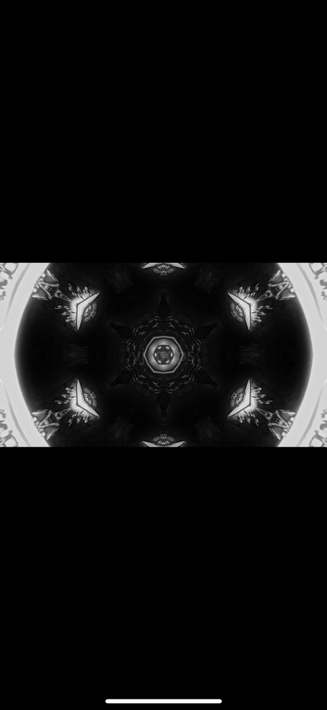 vj36 Kaleidoscope Monochrome Intense|シームレス 抽象カレイドスコープ VJループ(HD) ※ BOOTHは日本語タイトルでOK