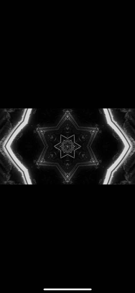 vj36 Kaleidoscope Monochrome Intense|シームレス 抽象カレイドスコープ VJループ(HD) ※ BOOTHは日本語タイトルでOK