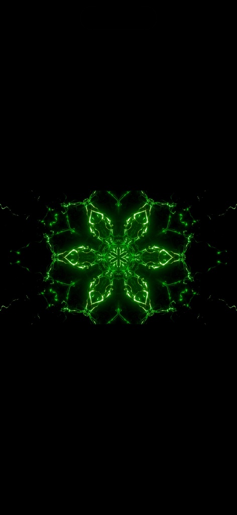 Green Quantum Energy Core Kaleidoscope 緑の量子エナジーコア 万華鏡VJループ(HD・シームレス)