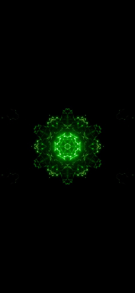 Green Quantum Energy Core Kaleidoscope 緑の量子エナジーコア 万華鏡VJループ(HD・シームレス)