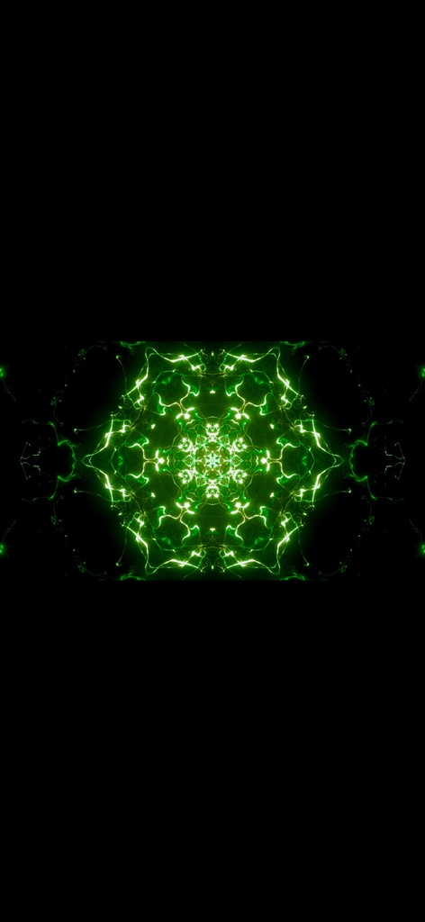 Green Quantum Energy Core Kaleidoscope 緑の量子エナジーコア 万華鏡VJループ(HD・シームレス)