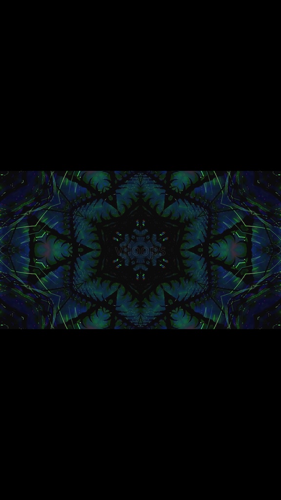 Chrome Kaleidoscope Pulse – メタリック万華鏡 シームレス VJループ (HD)