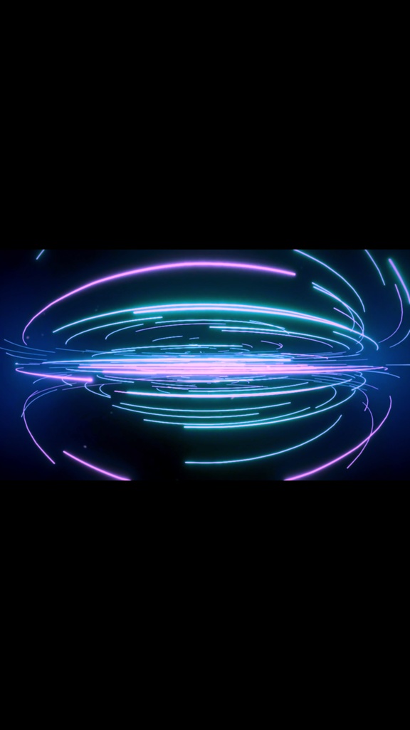 Neon Energy Rings Flow – 近未来エネルギーリング VJループ(HD)