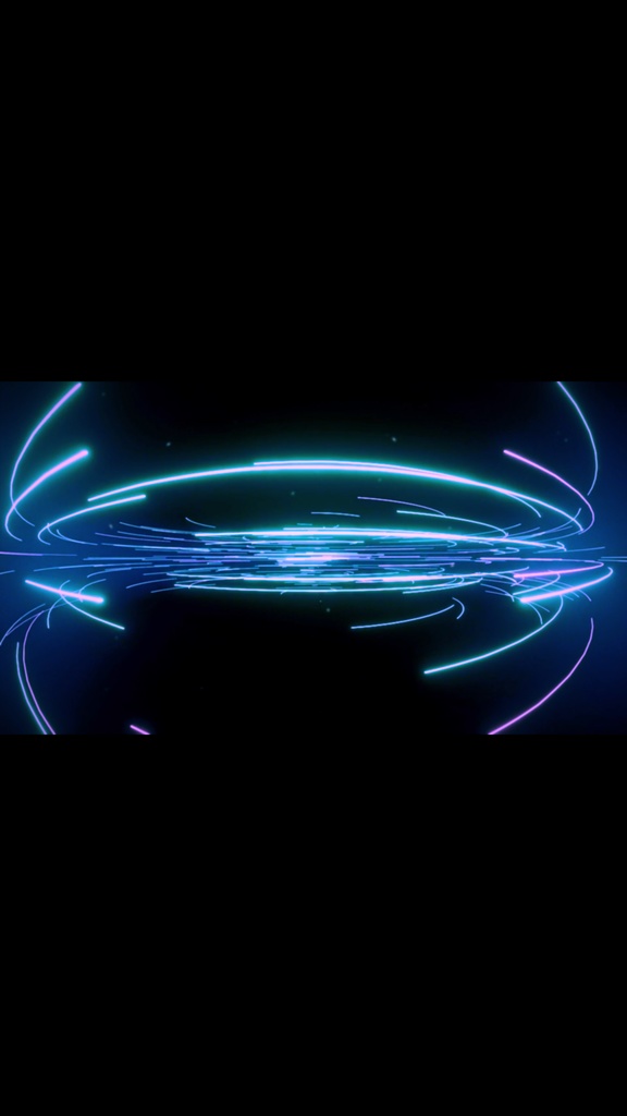 Neon Energy Rings Flow – 近未来エネルギーリング VJループ(HD)