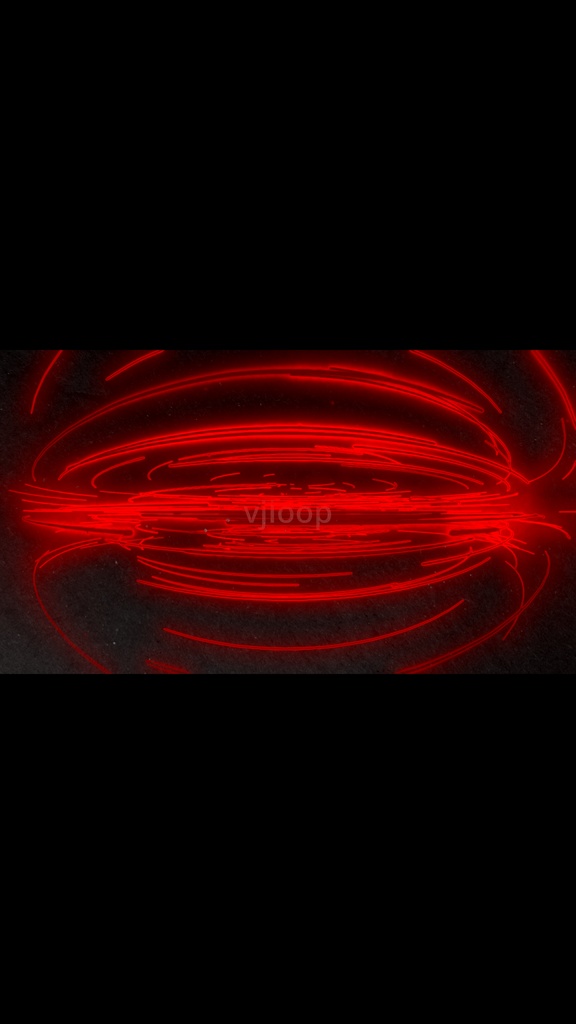 Red Energy Rings Flow – 赤いエネルギーリング VJループ(4K)