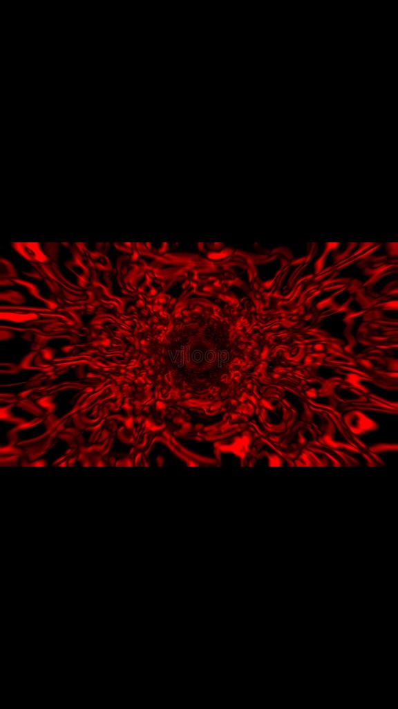 Rotating Red Psychedelic Warp Tunnel Abstract Techno Seamless VJ Loop