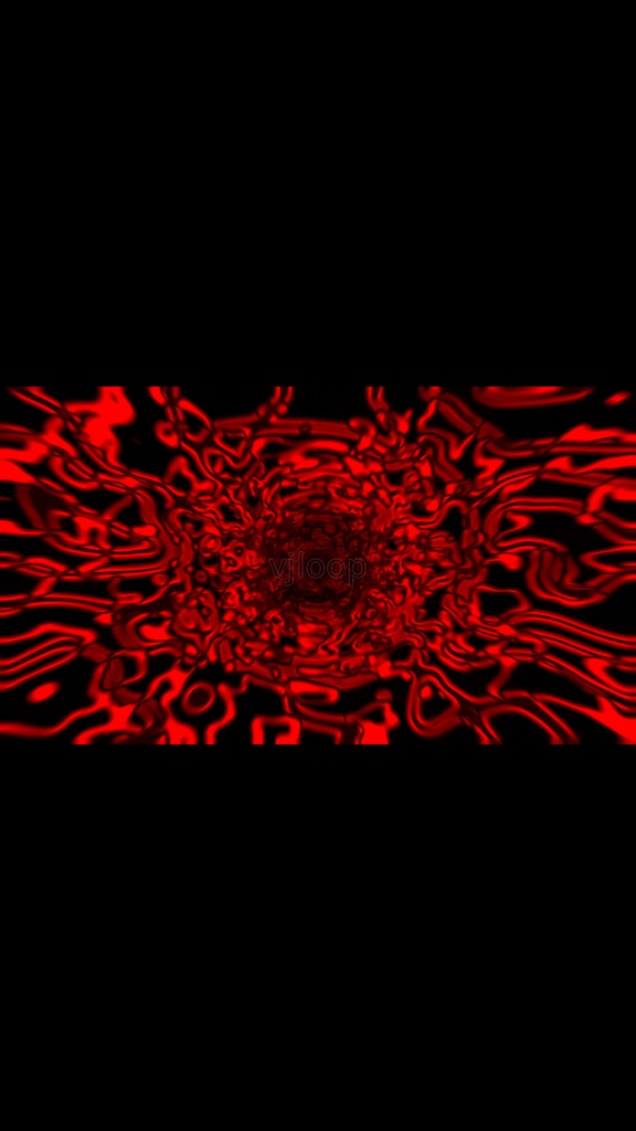 Rotating Red Psychedelic Warp Tunnel Abstract Techno Seamless VJ Loop