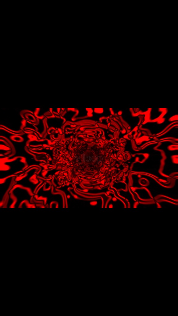 Rotating Red Psychedelic Warp Tunnel Abstract Techno Seamless VJ Loop