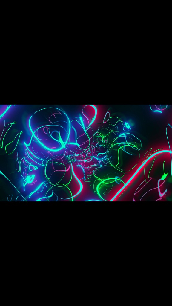Neon Psychedelic Warp Tunnel – Seamless HD VJ Loop