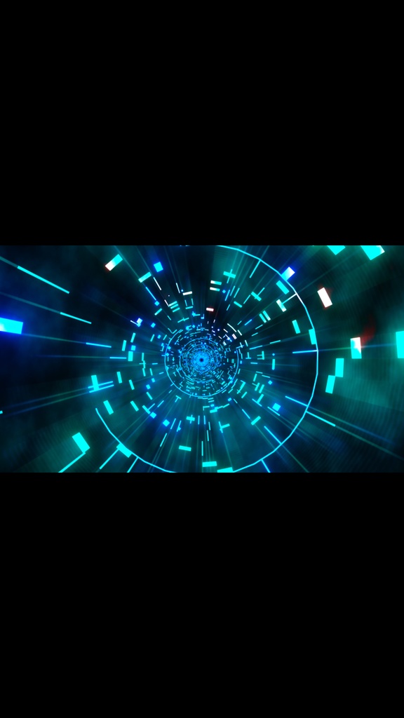 サイバーエナジートンネルコア 4K/HD シームレスVJループ素材