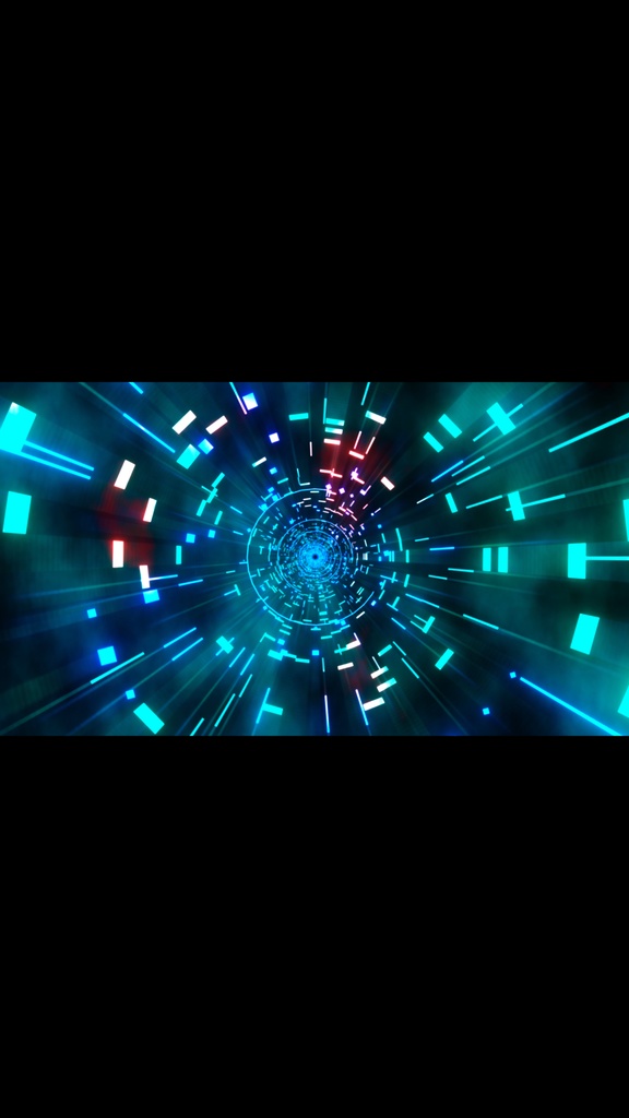 サイバーエナジートンネルコア 4K/HD シームレスVJループ素材