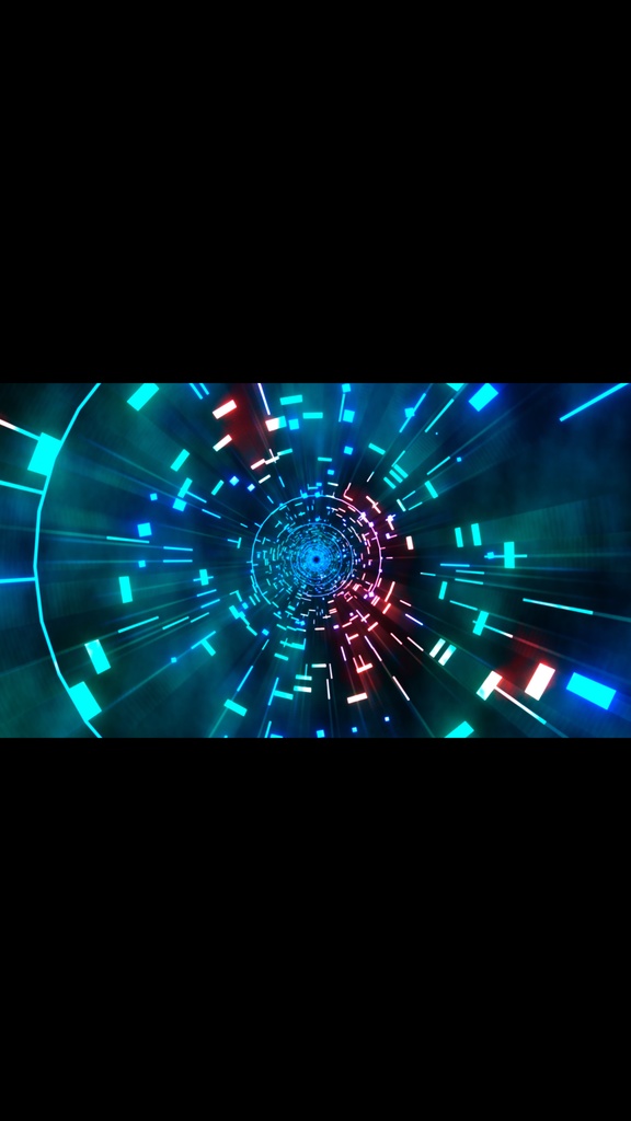 サイバーエナジートンネルコア 4K/HD シームレスVJループ素材