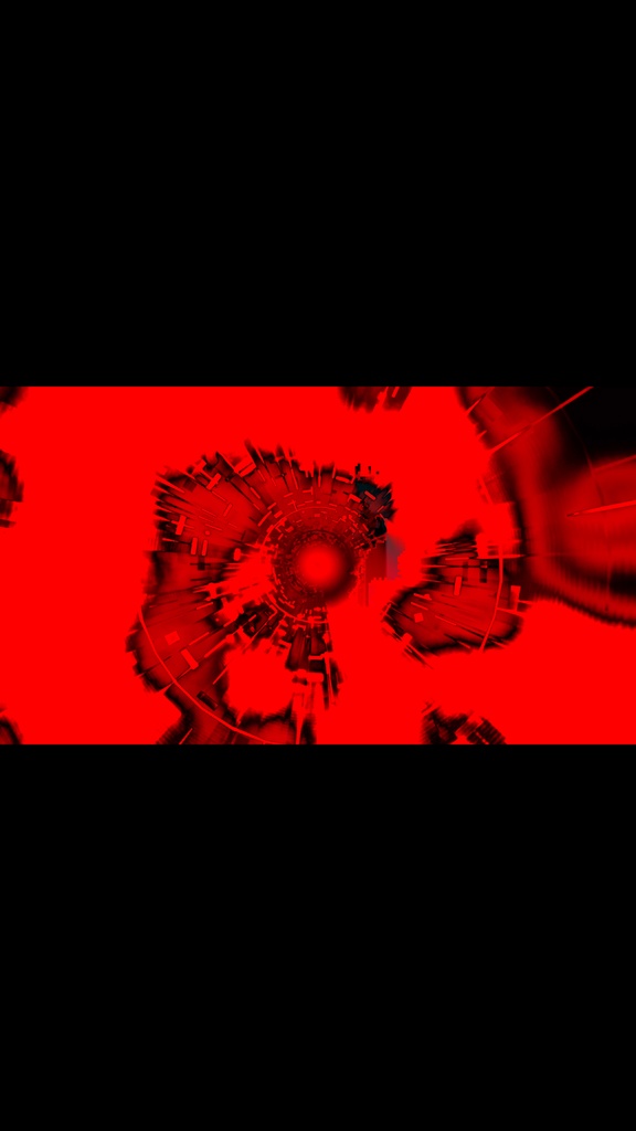 サイバーエナジートンネルコア レッド HD シームレスVJループ素材