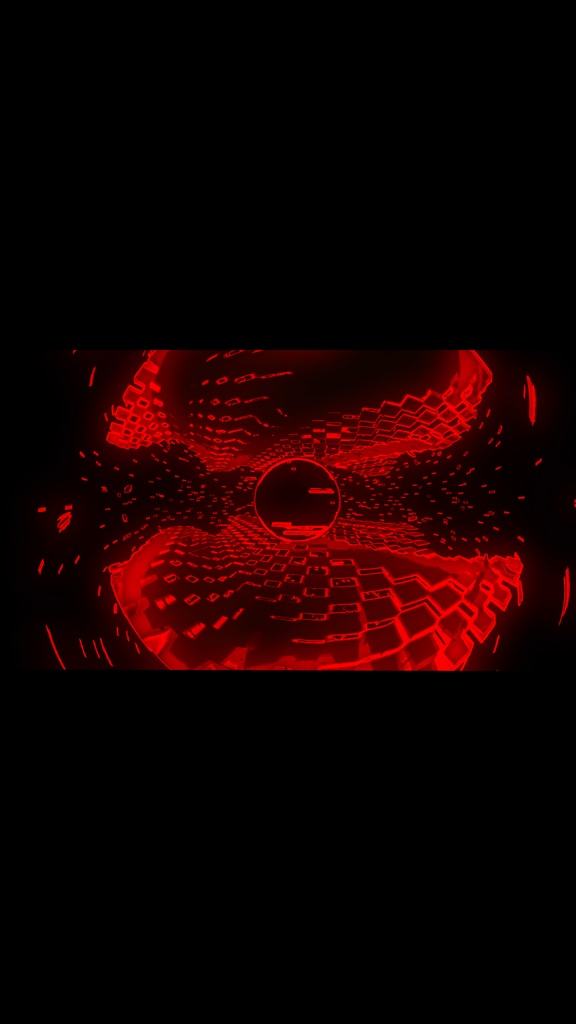 Red Cyber Ring Core – Seamless VJ Loop