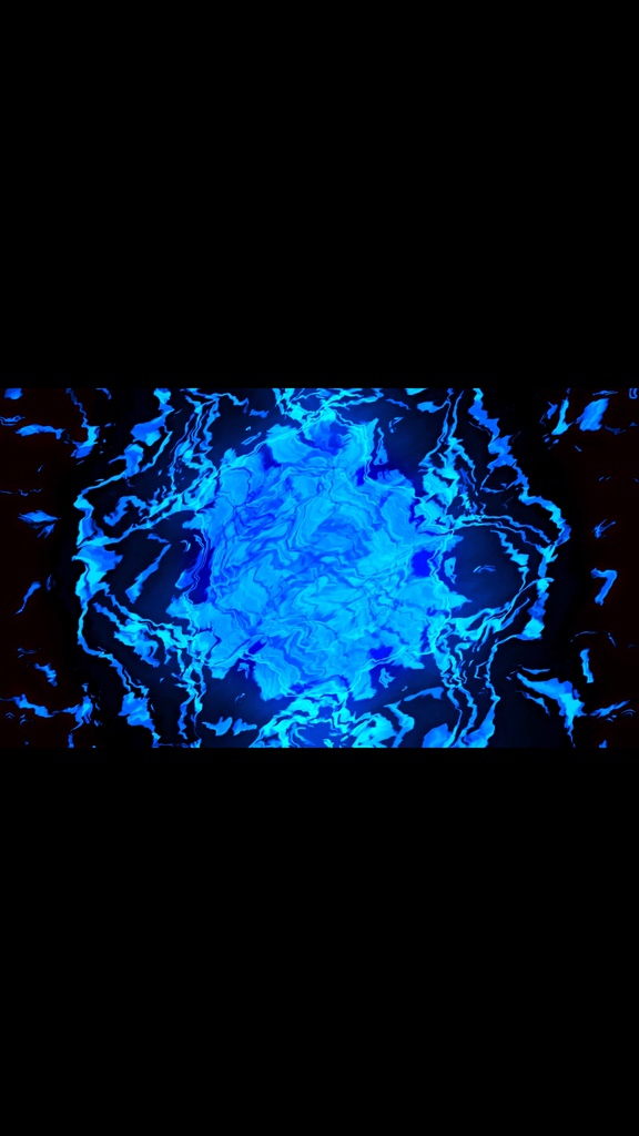 抽象サイバーエネルギーシンメトリー HDシームレスVJループ|テクノ・ステージ映像素材