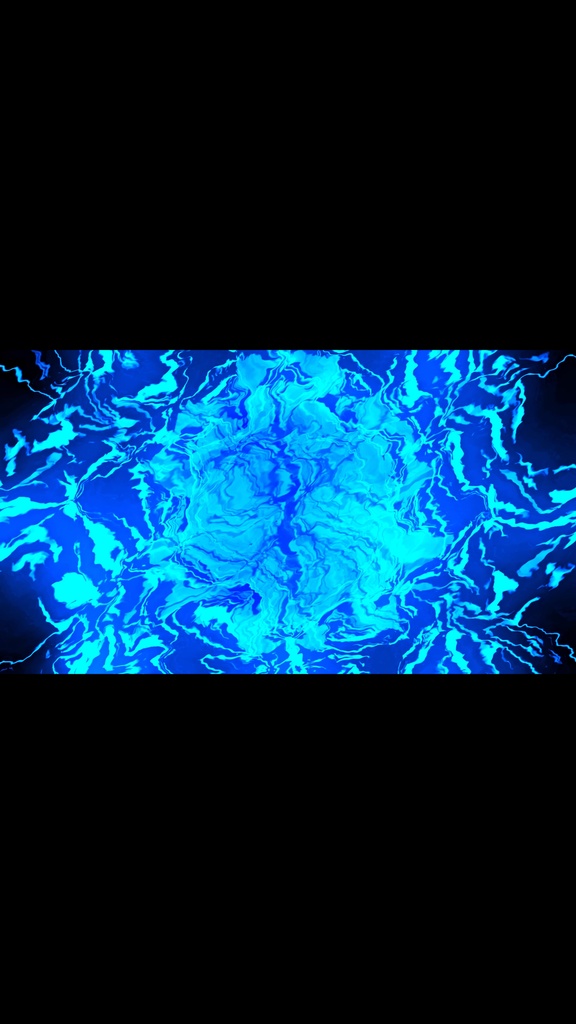 抽象サイバーエネルギーシンメトリー HDシームレスVJループ｜テクノ・ステージ映像素材