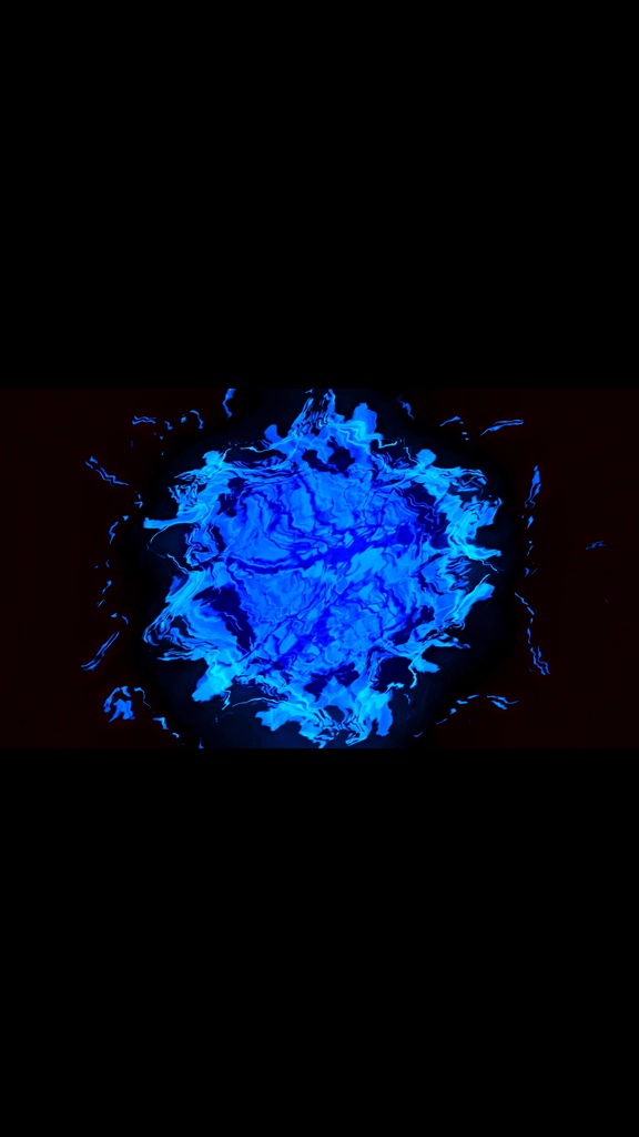 抽象サイバーエネルギーシンメトリー HDシームレスVJループ|テクノ・ステージ映像素材