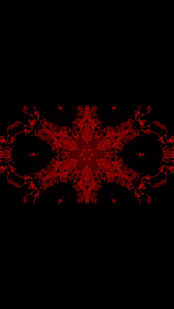 レッド・カレイドエネルギーコア|抽象シンメトリーVJループ(HD・シームレス)