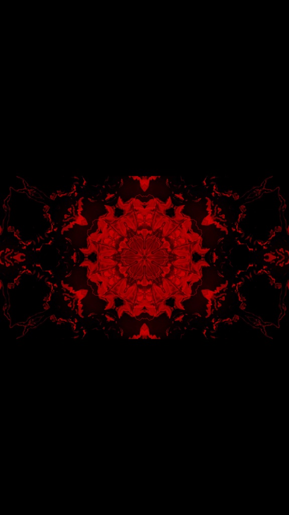 レッド・カレイドエネルギーコア|抽象シンメトリーVJループ(HD・シームレス)