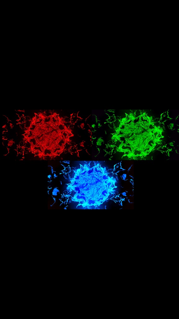サイバーエネルギーコアVJパック|抽象シンメトリー&パルスループ3種セット(HD・シームレス)