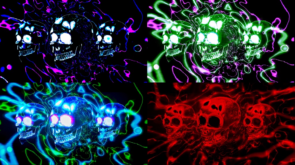 Neon / Horror / Dark Symmetry Collection