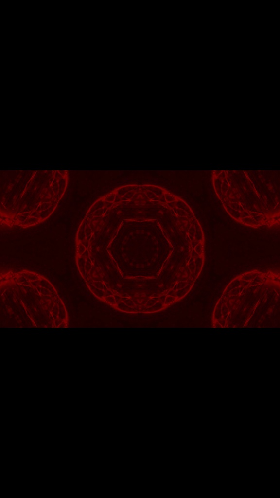 レッド サイバーエネルギーコア ダイナミック VJループ素材(4K / シームレス)