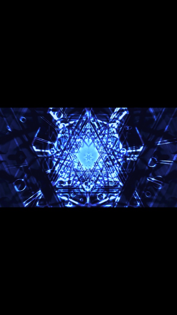 ブルー・エネルギーコア・トンネルリアクター | SFサイバーVJループ（シームレス / HD）