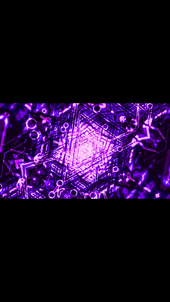 パープル・エネルギーコア・トンネルリアクター | SFサイバーVJループ(シームレス / HD)