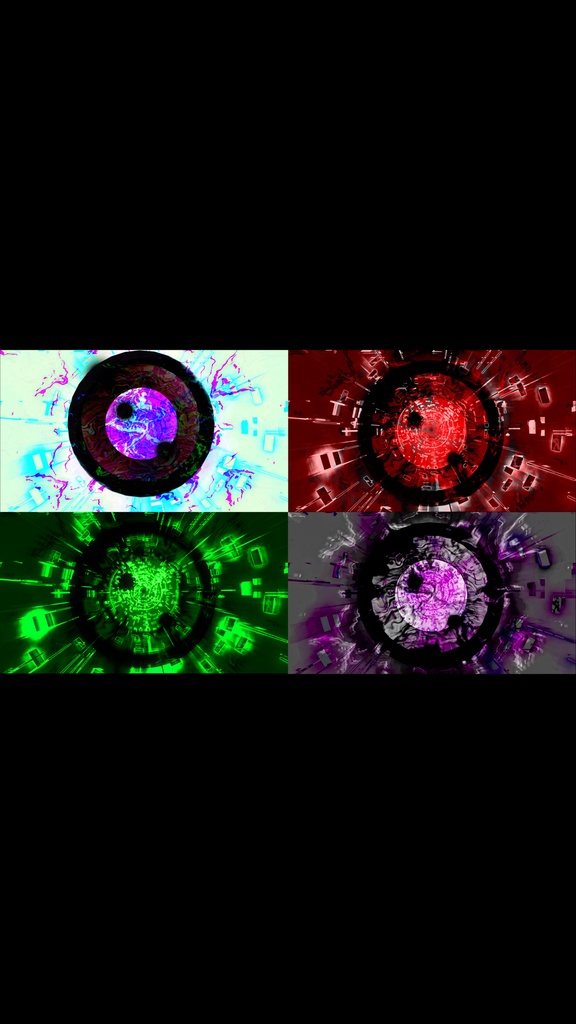 エネルギーコア状態コレクション|形成・振動・不安定・圧縮・エラー・グリッチ VJループセット(HD)