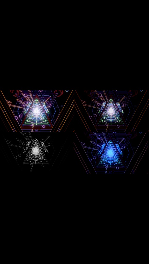 Cyber Tunnel Collection – Neon & Monochrome VJ Loop Pack (4 Videos)