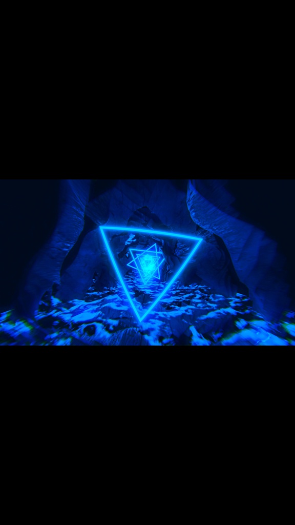 Blue Infinite Drive Tunnel – Abstract Techno VJ Loop HD Seamless