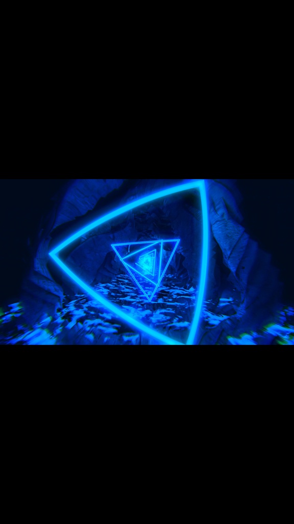 Blue Infinite Drive Tunnel – Abstract Techno VJ Loop HD Seamless