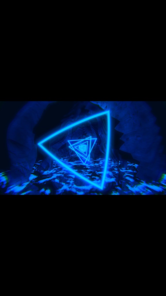 Blue Infinite Drive Tunnel – Abstract Techno VJ Loop HD Seamless